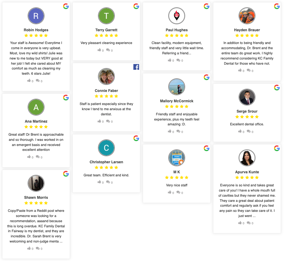 KC Family Dental Testimonials